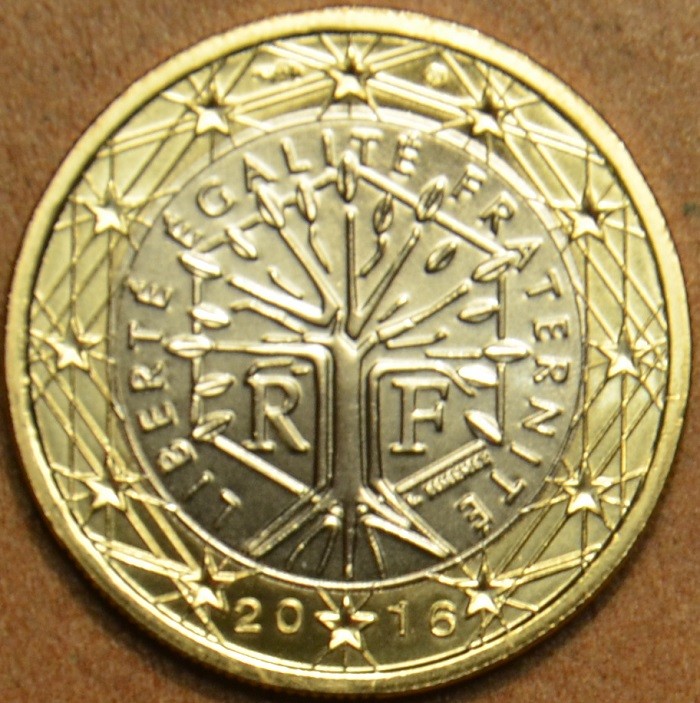 1 Euro Francúzsko 2016 (UNC)