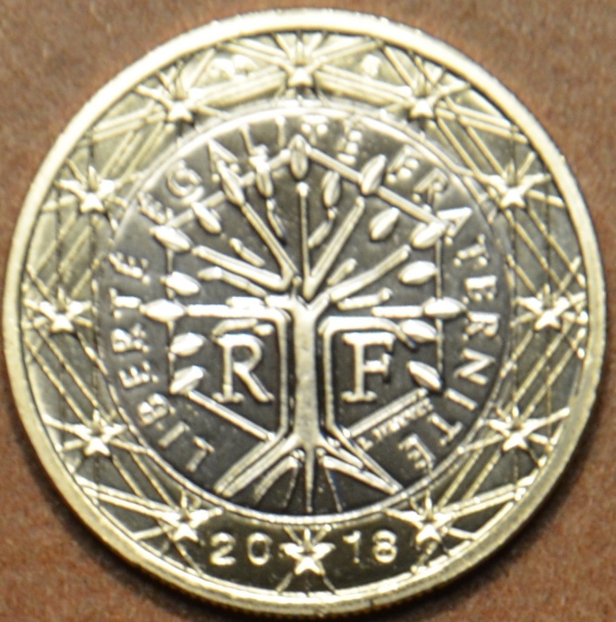 1 Euro Francúzsko 2018 (UNC)