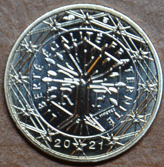 1 Euro Francúzsko 2021 (UNC)