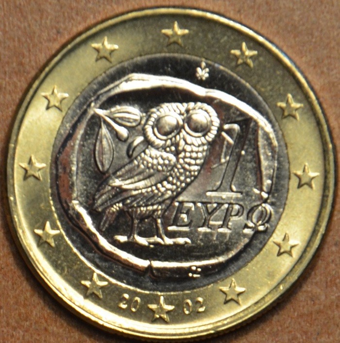 1 Euro Grécko 2002 (UNC)