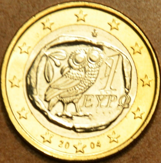 1 Euro Grécko 2004 (UNC)