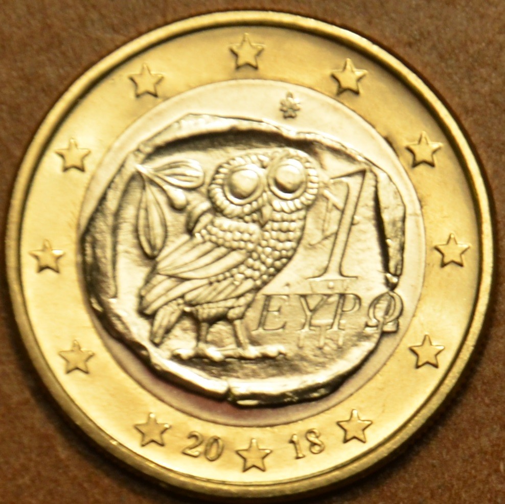 1 Euro Grécko 2018 (UNC)