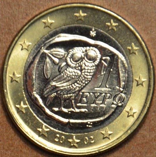 1 Euro Grécko "S" 2002 (UNC)