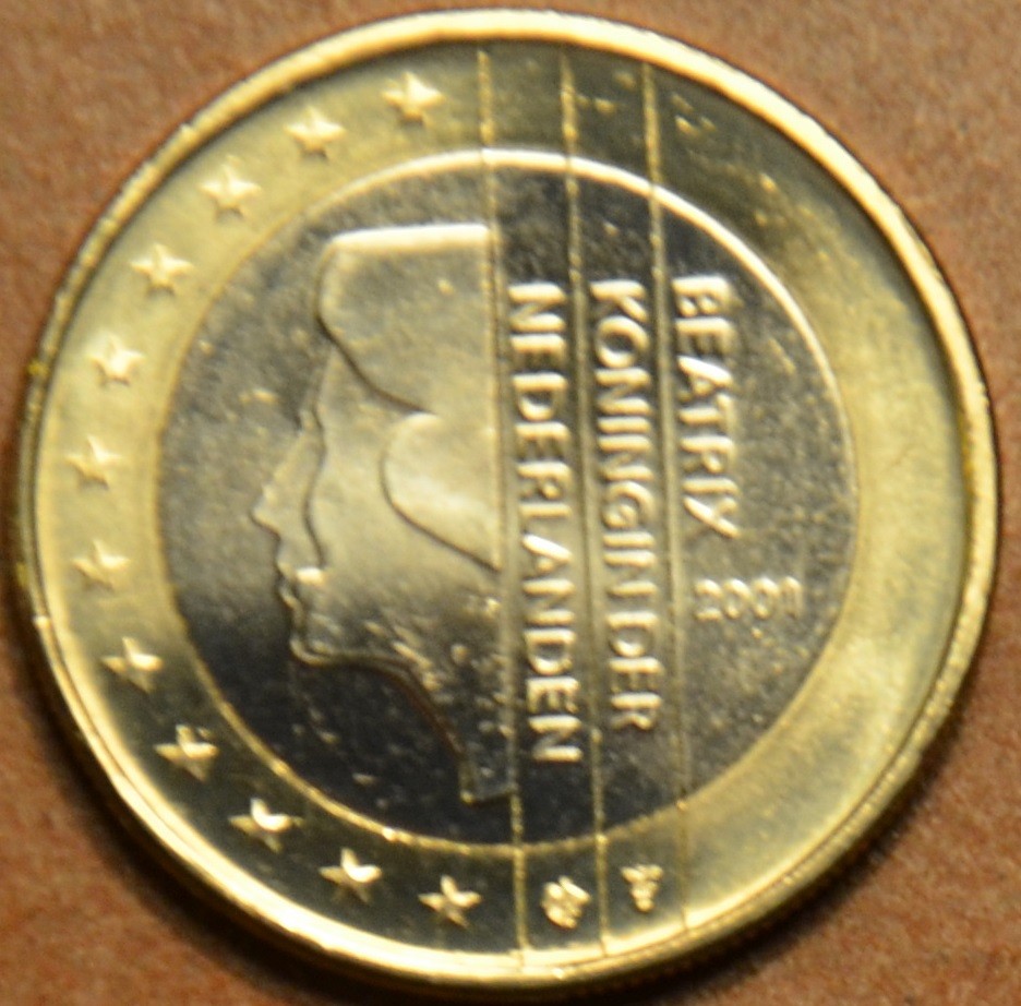 1 Euro Holandsko 2001 - Kráľovná Beatrix (UNC)