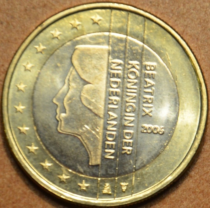 1 Euro Holandsko 2006 - Kráľovná Beatrix (UNC)