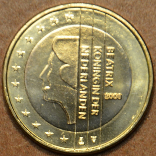 1 Euro Holandsko 2008 - Kráľovná Beatrix (UNC)