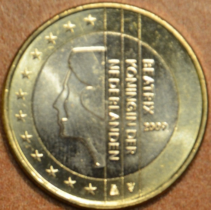 1 Euro Holandsko 2009 - Kráľovná Beatrix (UNC)