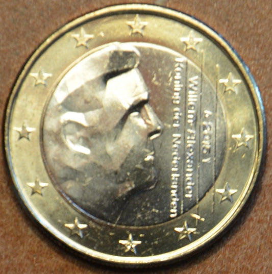 1 Euro Holandsko 2015 - Kráľ Willem Alexander (UNC)