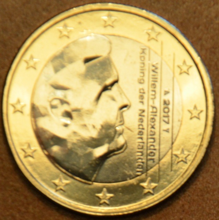 1 Euro Holandsko 2017 - Kráľ Willem Alexander (UNC)