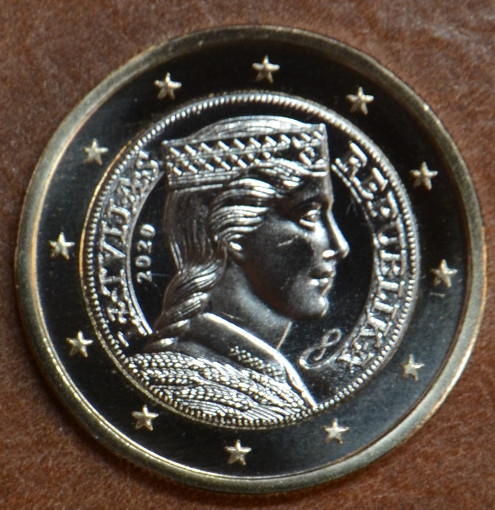1 Euro Lotyšsko 2020 (UNC)