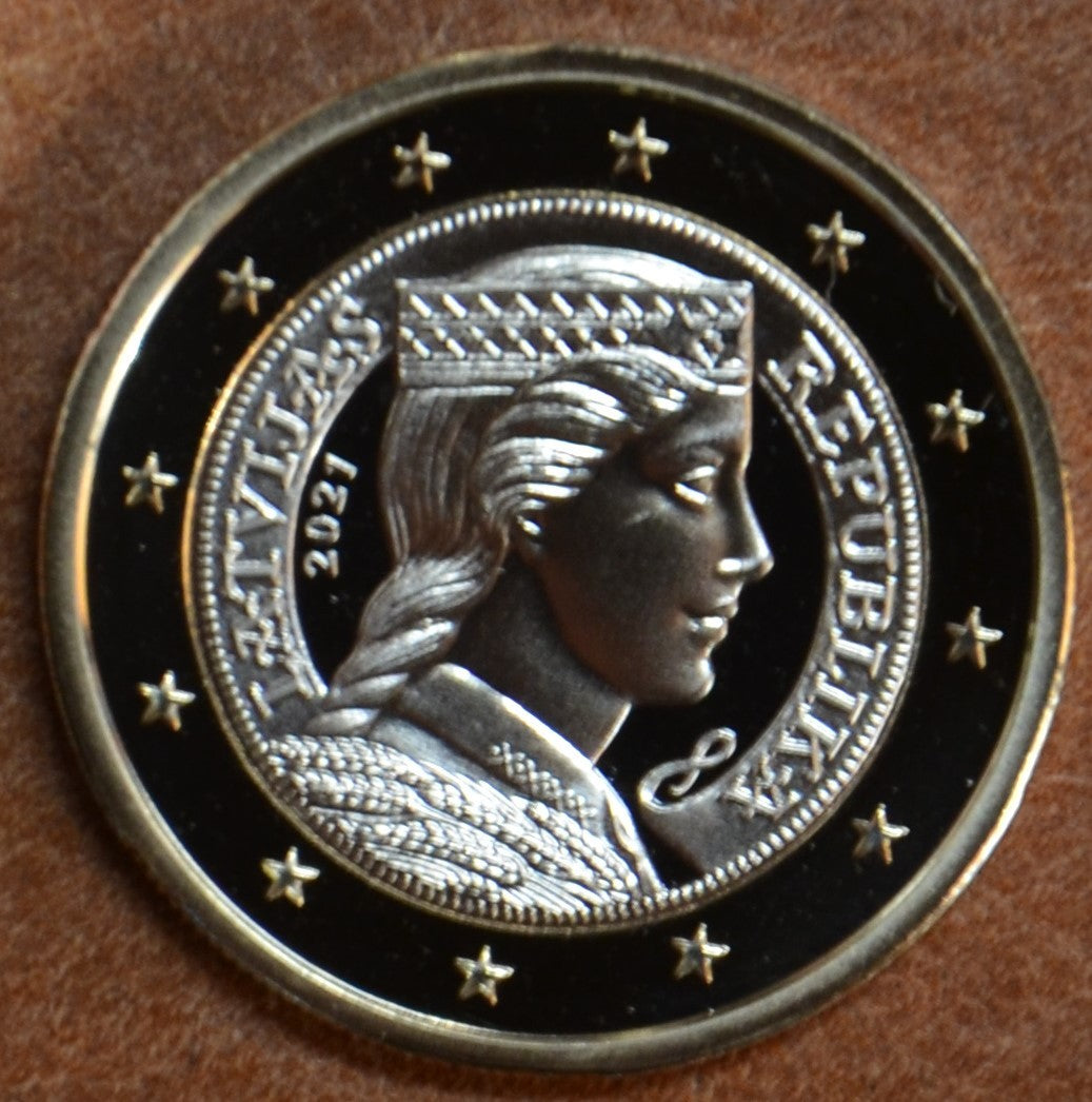 1 Euro Lotyšsko 2021 (UNC)