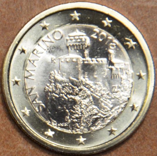 1 Euro San Marino 2018 - Druhá veža (UNC)
