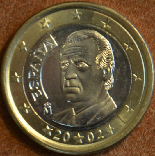 1 Euro Španielsko 2002 (UNC)