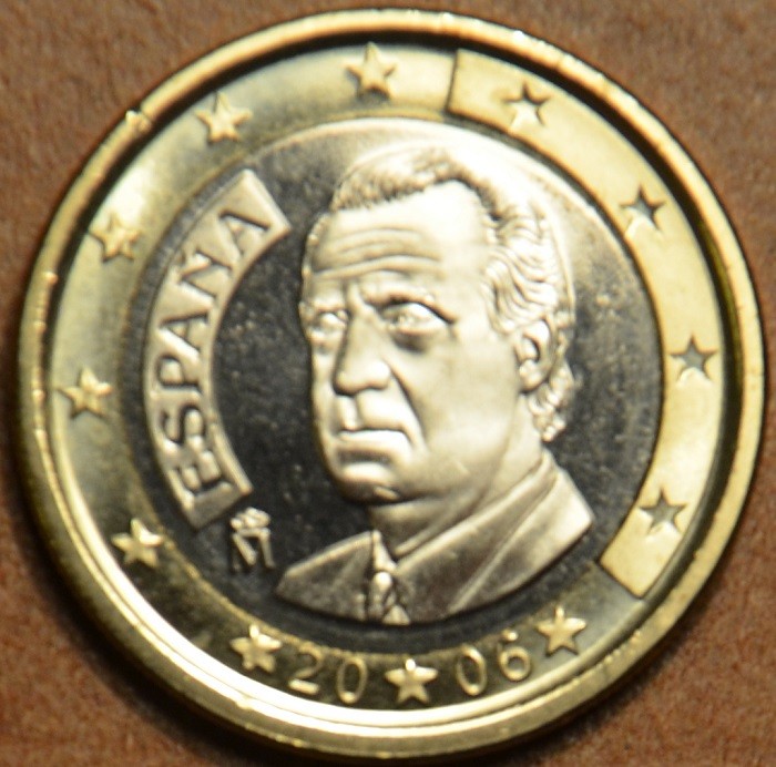 1 Euro Španielsko 2006 (UNC)