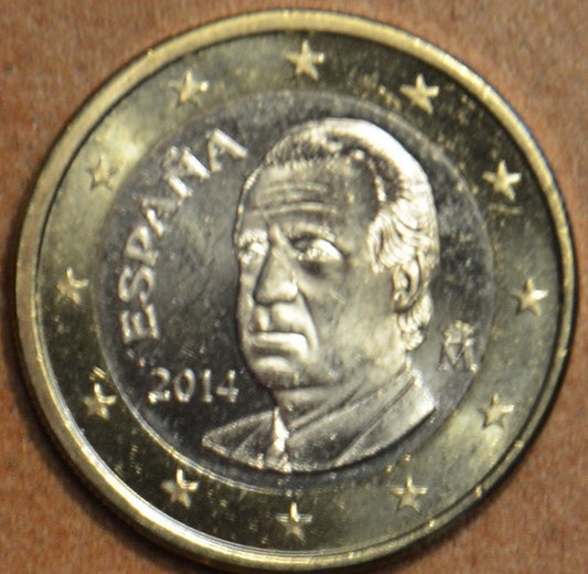 1 Euro Španielsko 2014 (UNC)
