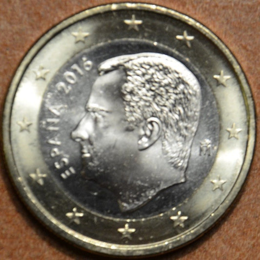 1 Euro Španielsko 2016 (UNC)