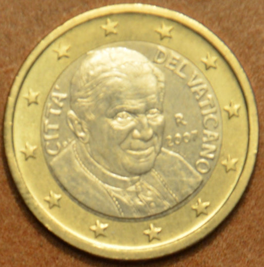 1 Euro Vatikán 2007 Benedikt XVI. (BU)