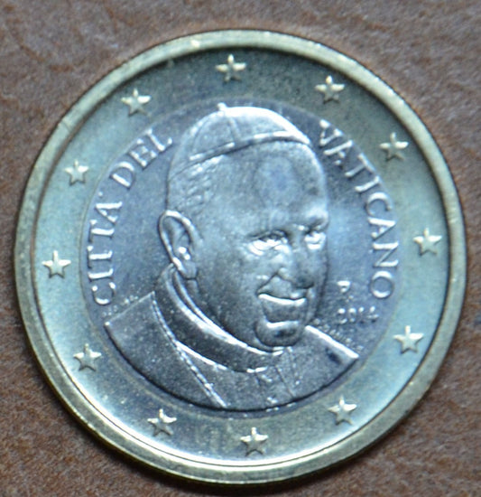1 Euro Vatikán 2014 František (BU)