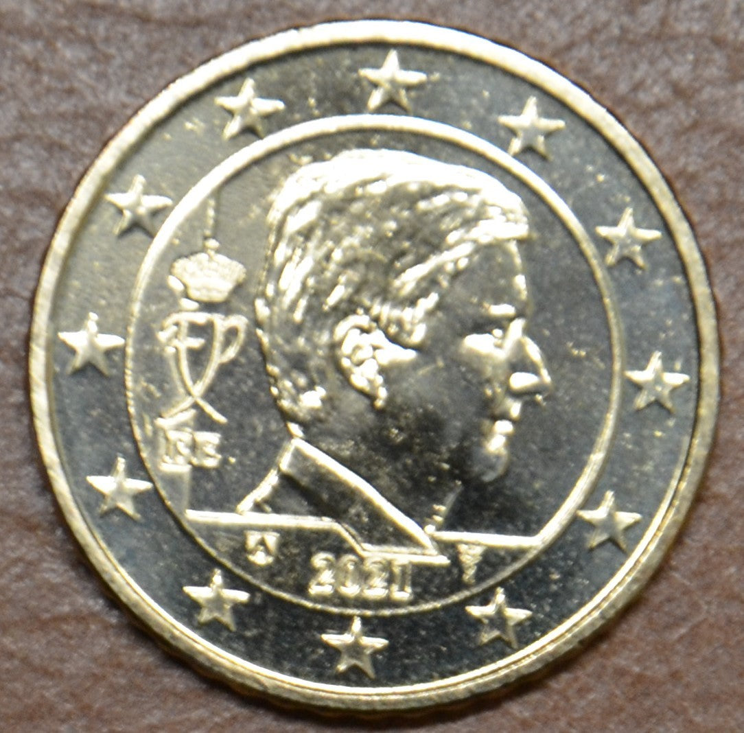 10 cent Belgicko 2021 - Kráľ Filip (UNC)