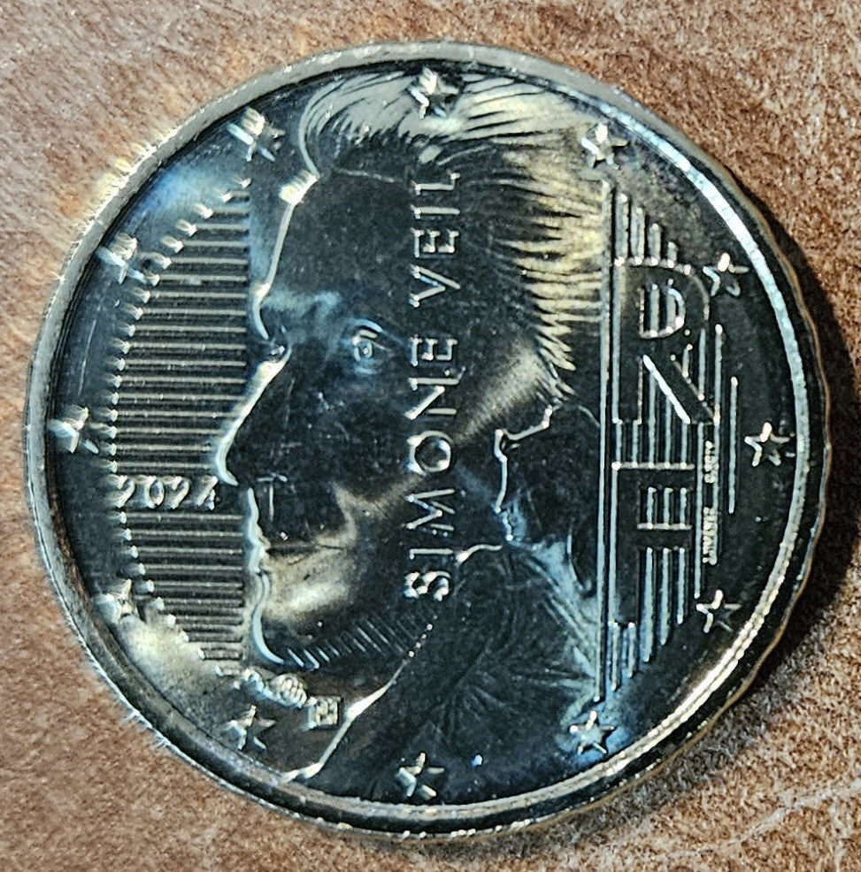 10 cent Francúzsko 2024 - Simone Veil (UNC)