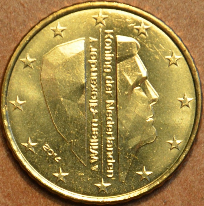 10 cent Holandsko 2014 - Kráľ Willem Alexander (UNC)