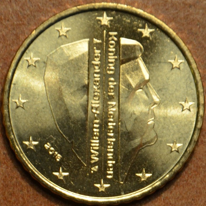 10 cent Holandsko 2016 - Kráľ Willem Alexander (UNC)