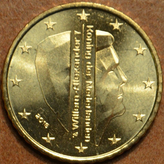 10 cent Holandsko 2016 - Kráľ Willem Alexander (UNC)