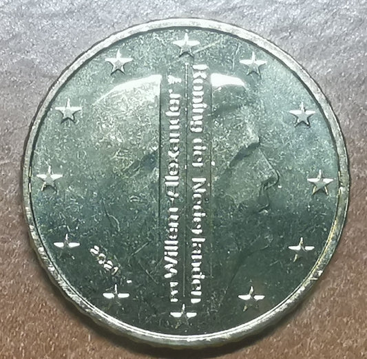 10 cent Holandsko 2021 - Kráľ Willem Alexander (UNC)