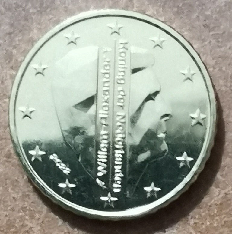 10 cent Holandsko 2022 - Kráľ Willem Alexander (UNC)