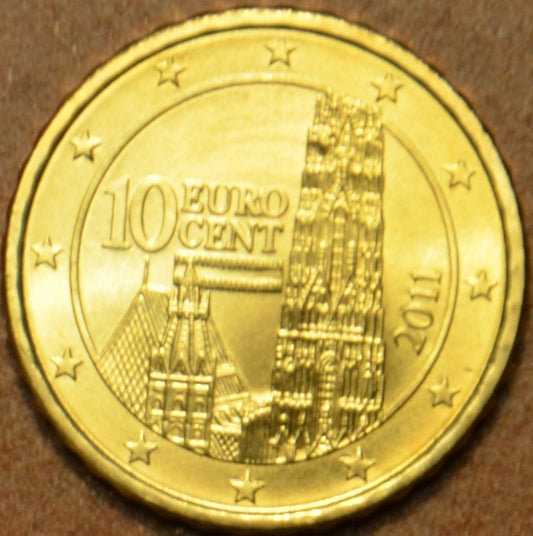 10 cent Rakúsko 2011 (UNC)