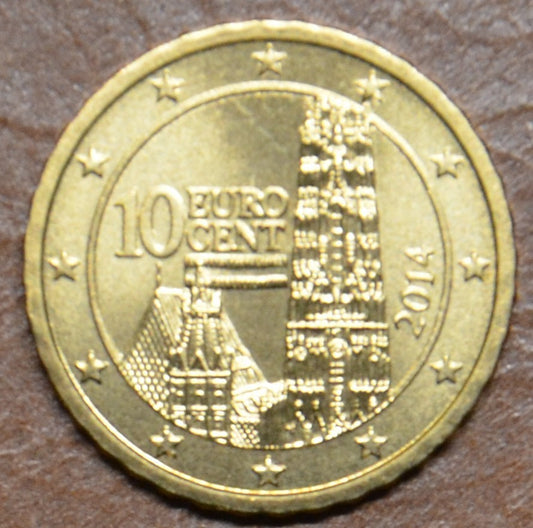 10 cent Rakúsko 2014 (UNC)