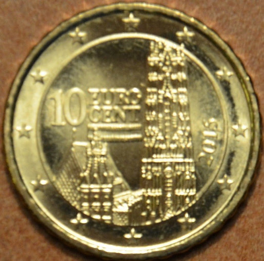 10 cent Rakúsko 2015 (UNC)