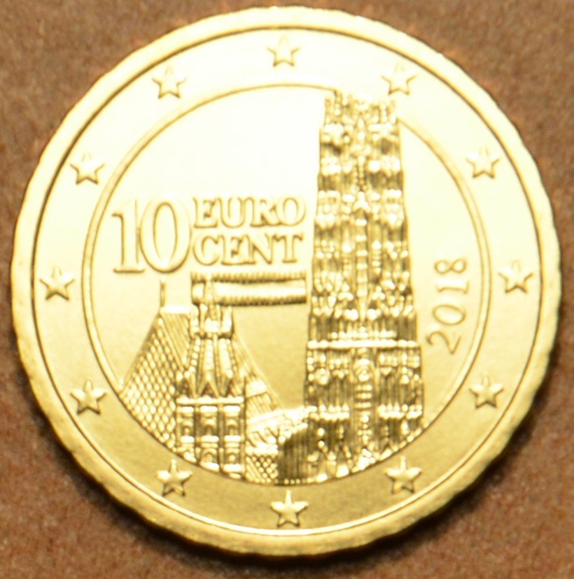 10 cent Rakúsko 2018 (UNC)