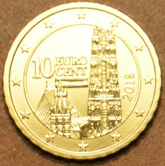 10 cent Rakúsko 2018 (UNC)