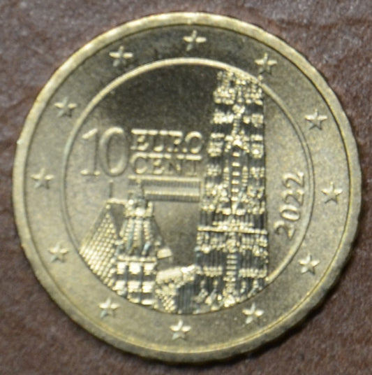 10 cent Rakúsko 2022 (UNC)