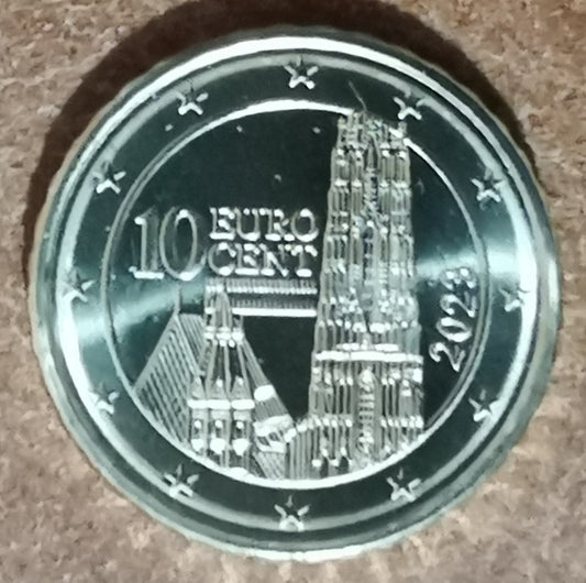 10 cent Rakúsko 2023 (UNC)