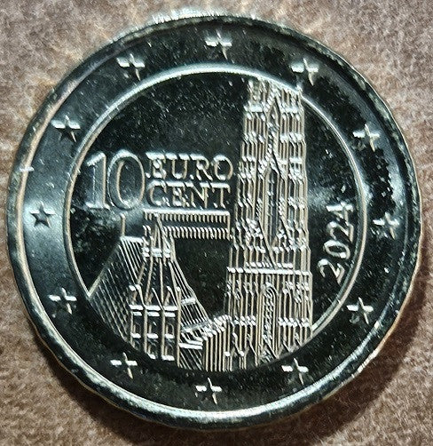 10 cent Rakúsko 2024 (UNC)