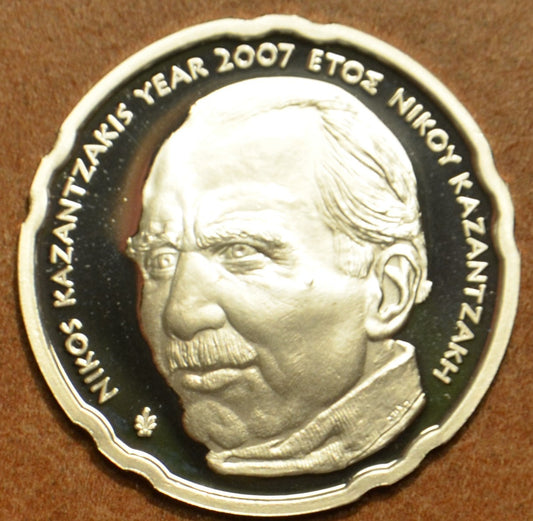 10 Euro Ag Grécko 2007 Nikos Kazantzakis (Proof)
