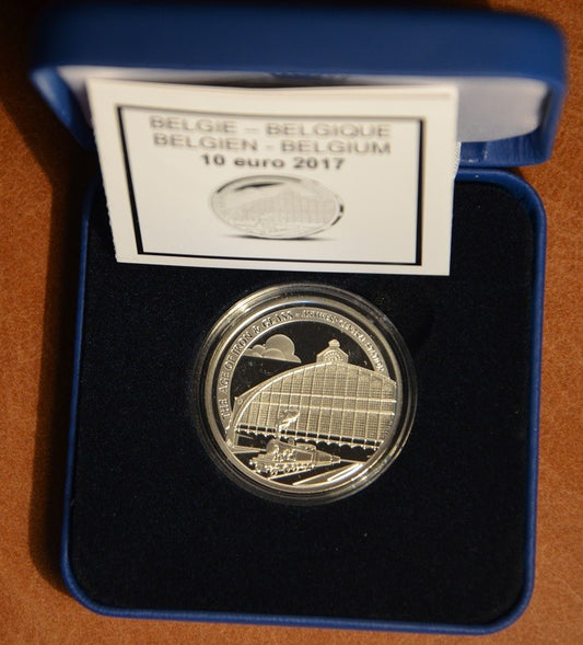 10 Euro Belgicko 2017 Antwerp central station (Proof)
