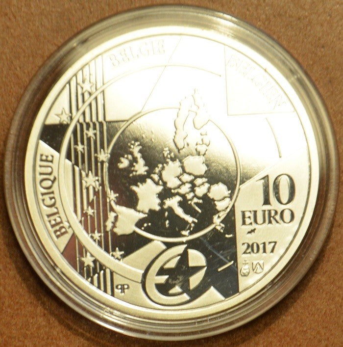 10 Euro Belgicko 2017 Antwerp central station (Proof)