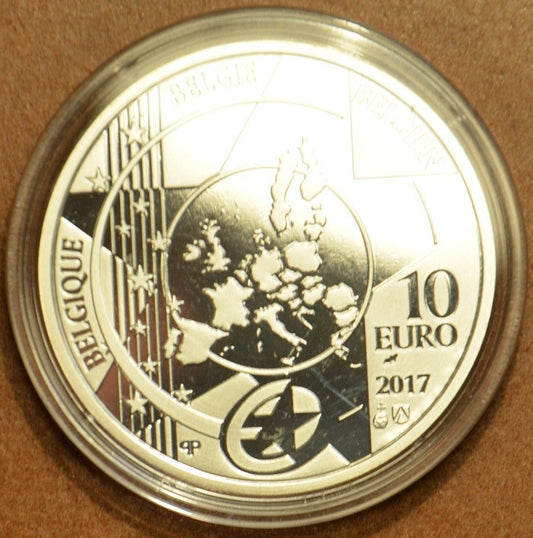 10 Euro Belgicko 2017 Antwerp central station (Proof)
