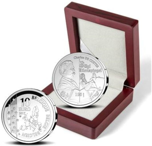 10 Euro Belgicko 2017 - Thyl Ulenspiegel (Proof)