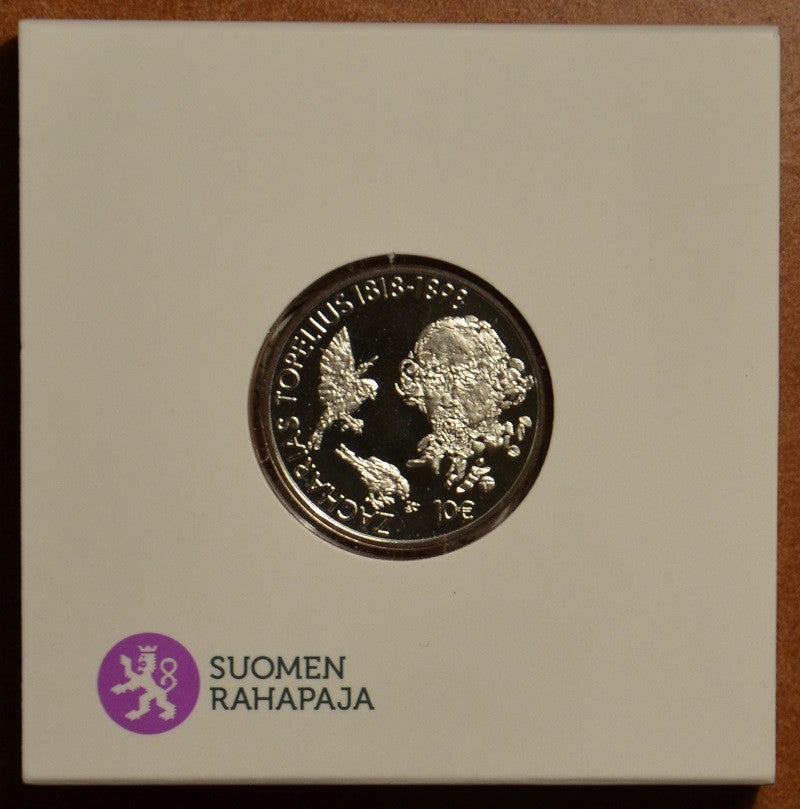 10 Euro Fínsko 2018 - Zacharias Topelius (Proof)