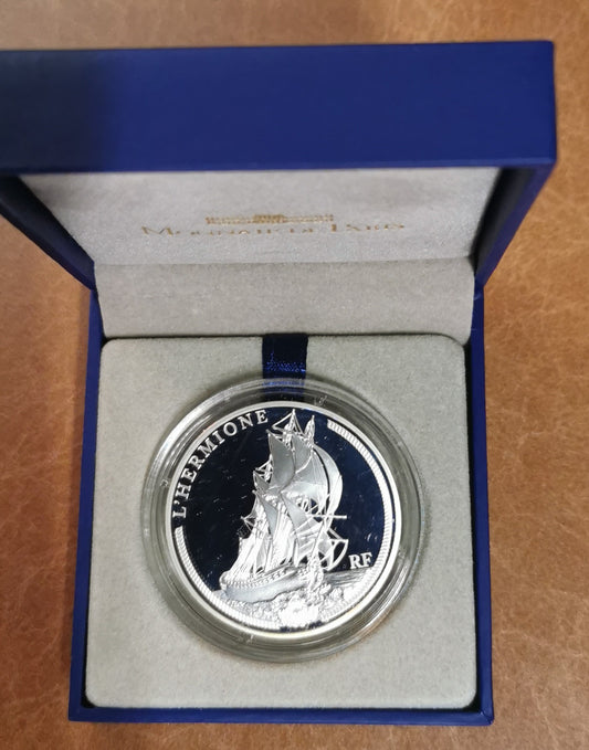 10 Euro Francúzsko 2012 - L'Hermione (Proof)