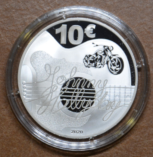 10 Euro Francúzsko 2020 - Johnny Halliday (Proof)