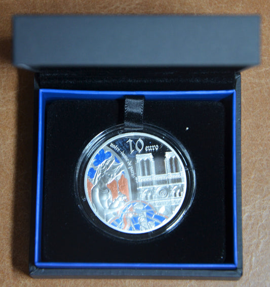 10 Euro Francúzsko 2020 Notre Dame (Proof)