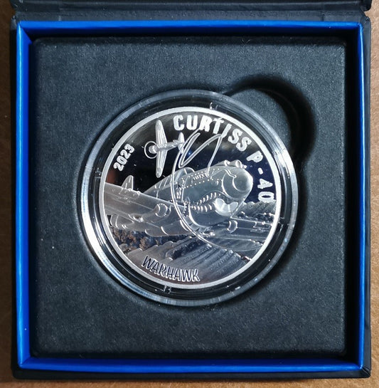 10 Euro Francúzsko 2023 - Curtiss P-40 (Proof)