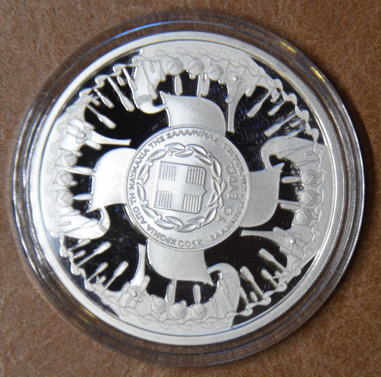 10 Euro Grécko 2020 - Bitka pri Salamíne (Proof)