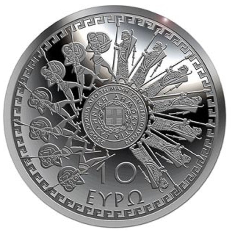 10 Euro Grécko 2020 - Bitka pri Termopylách (Proof)