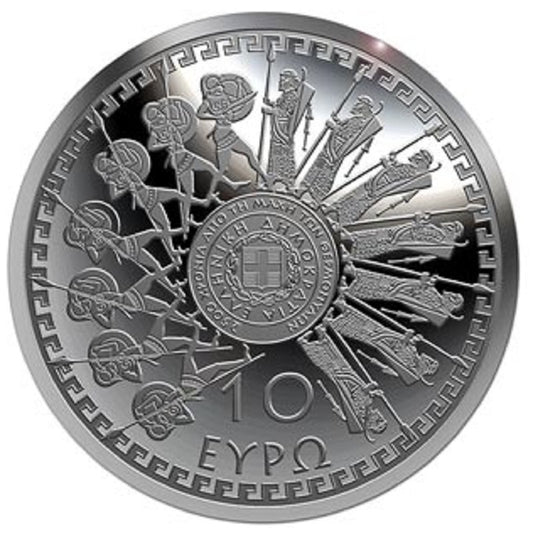 10 Euro Grécko 2020 - Bitka pri Termopylách (Proof)